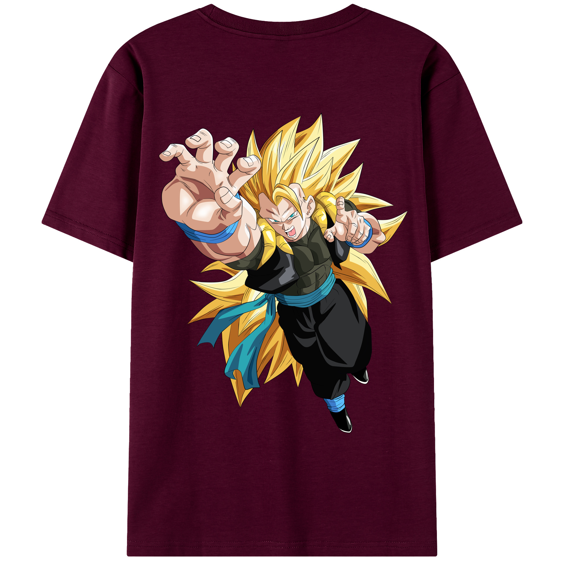 （画像用） ドラゴンボール ベジータ四世（Bejīta Yonsei）DRAGON BALL Vegeta IV レディース半袖Tシャツ(バックプリント)
